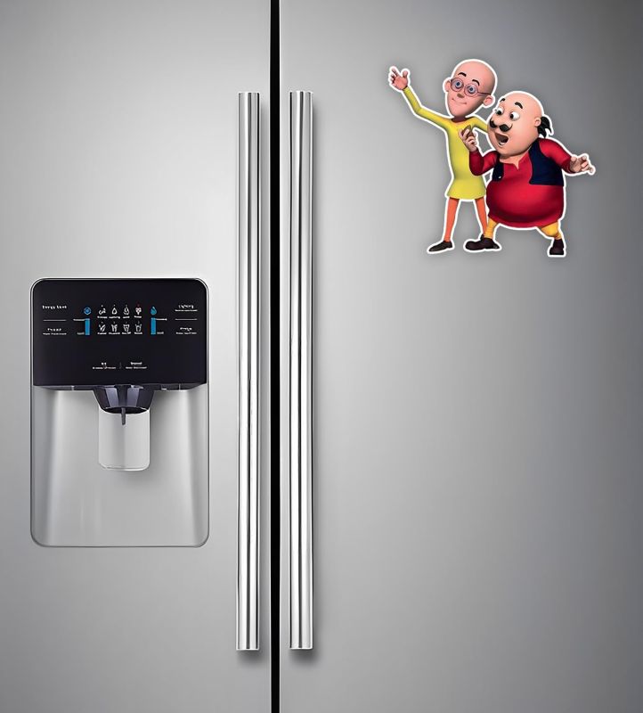 MotuPatlu574 Cartoon Theme Fridge Magnet | Home & Kitchen Decor Magnet | Refrigerator Door Decoration